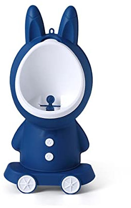 sobebear Baby Boy Wall-Mounted Hook Rabbit Urinal Trainer, for Easy Pee Training with Sobebear for Boys Age 1.5 to 6 Years (Navy Blue)