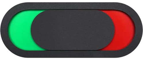 Frei Besetzt Schild Tür Schieber Büro Anzeige WC Magnetisch Selbstklebend Konferenzraum Badezimmer Statusanzeige Bitte Nicht Stören Sichtschutz Slider Schwarz 10x4cm