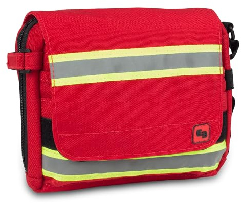 ELITE BAGS - IBB Notfalltäschchen | rot | kompakt | Hüfttasche | für das Erste-Hilfe-Set | Sicherheits-Reflexstreifen