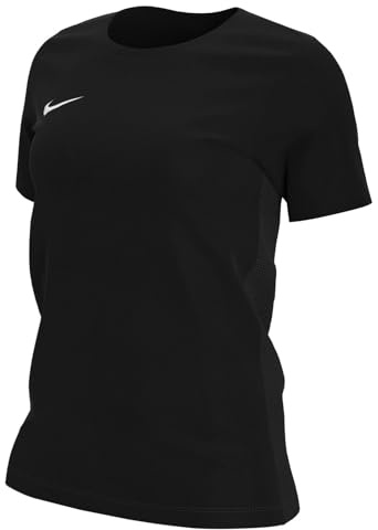 Nike W NK DF Park VII JSY SS Top, Noir/Blanc, XXL Femme