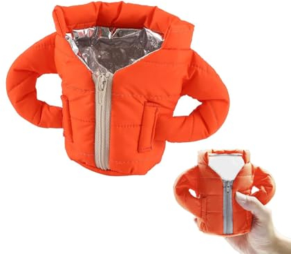 1-Piece Insulated Beer Can Cooler Jacket - Waterproof Sleeve Holder for Cans & Cups, Perfect for Barbecues, Camping Trips and Outdoor Picnics