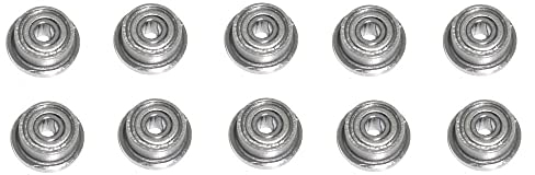 Kugellager mit Bund F692 ZZ 2x6x3 mm Rillenkugellager Bundlager 10 Stück rcbay Kugellager aus Chromstahl mit Flansch