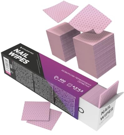 STALEKS PRO Expert Wipes Nagelreinigungstücher, perforiert, fusselfrei, 400 Stück