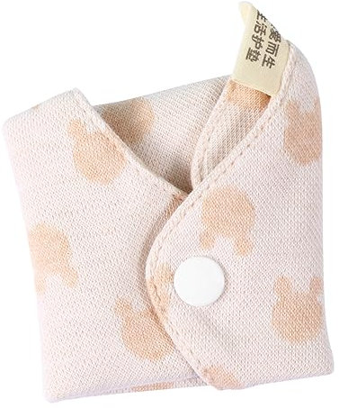 Hoement 5stücke Wiederverwendbare Bio-baumwolle Menstruationspads Atmungsaktiv Saugfähig Waschbar Hygienisch Für Damen Unterwegs Geeignet