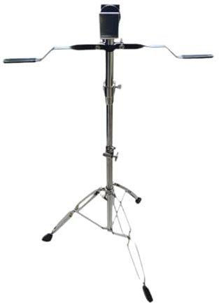 Amagogo Bongo Ständer Edelstahl -Trommel Basis Stallstativ Leichtes Stützständer Bongos Drumhalter für musikalische Leistung