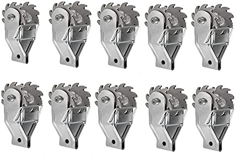 JANZU 10Pcs Fence Tensioner Heavy Duty in-Line Wire Strainer Wire Ratchet Tensioner for Electric Fence Farm Fence