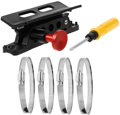 Cabilock Supporto Per Estintore Regolabile Staffa Montaggio Per Estintore in Alluminio e Materiale Plastico Compatto e Facile Da Installare