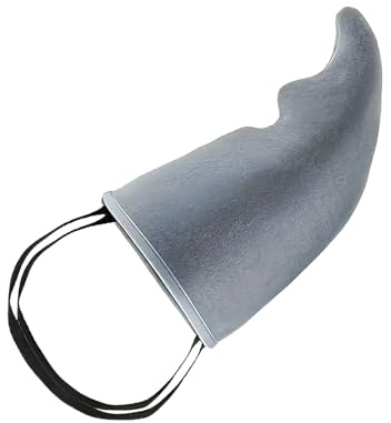 MFUOE Haifischflosse, lustig, niedlich, grau, Haifischflosse unter dem Meer, Kostüme, Haifischflosse, Halloween, Plüschband, Uniform, Haifischflosse, Verkleidungsrequisite für Kinder, Jungen
