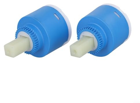 Ersatz-Kartusche für Mischbatterie, Keramik, 40 mm, 2 Kartuschen für Bad und Küche