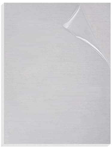 OLYCRAFT 6061 T651 Chapa de Aluminio 20,5 x 15,5 cm Placa de Aluminio Recubierta con Película Protectora 5 mm de Espesor Placa Rectangular Plano Simple para la Industria Artesanía Molde