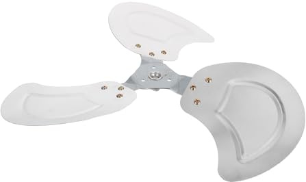Homoyoyo Pales de Ventilateur Industriel en Aluminium 355 CM avec Trou Intérieur 10 MM Hélice Étanche pour Ventilateur sur Pied Table Remplacement Solide pour Usage Extérieur et