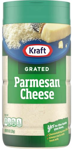 Kraft 100% Grated Parmesan Cheese Shaker (8 oz Bottle)