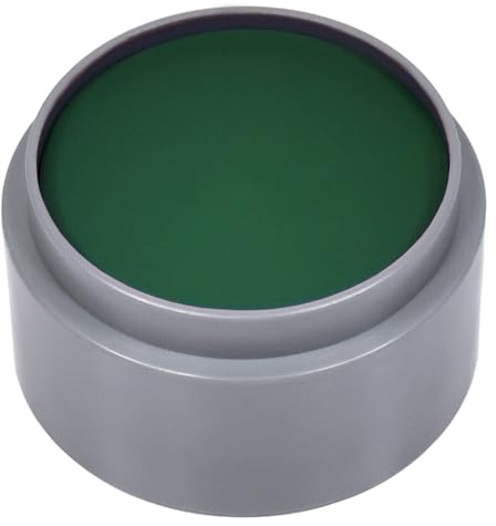 GRIMAS Creme-Make-up Theaterschminke, 401 Grün, 15ml deckende Fettschminke für Visagie und mehr, wischbar, glutenfrei, unparfümiert