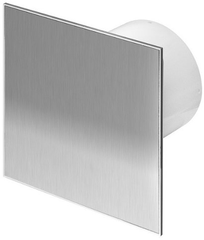 Badlüfter Ø 100mm mit Feuchtigkeitssensor/Hygrostat mit Timer/Nachlaufegelung Lüfter Ventilator Deckenlüfter Edelstahl WTI H Front Wandlüfter Badventilator Ventilator Einbaulüfter Bad Küche