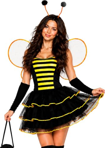 Maylynn 12204 - Costume d'abeille sexy - 5 pièces - XS (36/38)