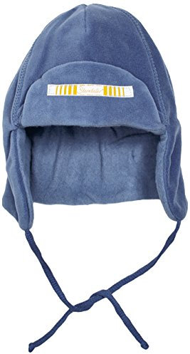 Sterntaler Baby-Jungen Fliegermütze Mütze, Blau (Nachtblau 366), 49 cm