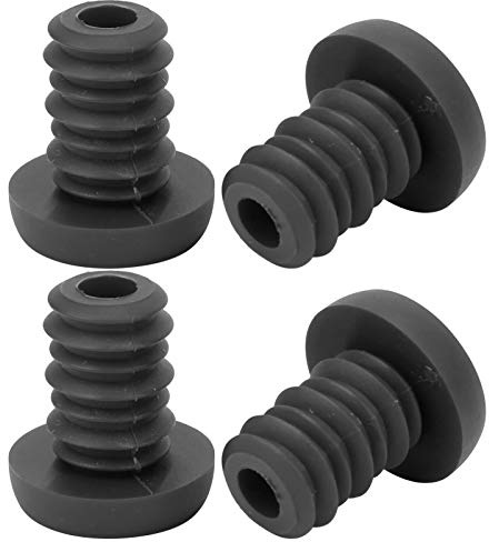 Keenso Bicycle Handlebar End Plugs, Mountain Bike Handlebar Grips Bar End Plugs Polyester Rubber Waterproof Dustproof Plugs for 22.2mm Handlebar(black) Bicycles and Spare Parts