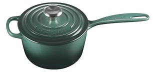 Le Creuset Emaillierter Gusseisen-Stielkasserolle, 1,75 qt, Artichaut
