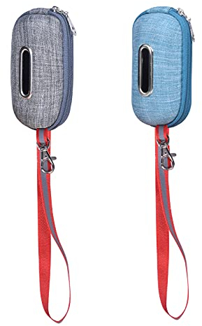 2Stk Kotbeutelspender für Hunde Hundekotbeutelspender Kotbeutel Spender Kotbeutelhalter Hundekotbeutel Spender Beutelspender für Hundebeutel/Hundetüten/Gassibeutel mit Klipp