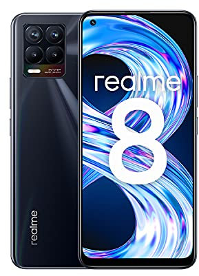 realme 8 - Smartphone 64GB, 4GB RAM, Dual Sim, Punk Black (Reacondicionado)