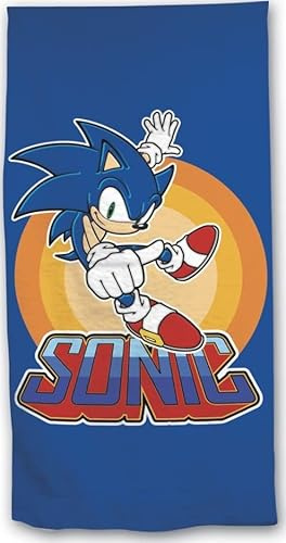 arlis Drap De Plage Sonic Ou Serviette De Bain Sonic 70 X 140 Cm (Drap de Plage Sonic)