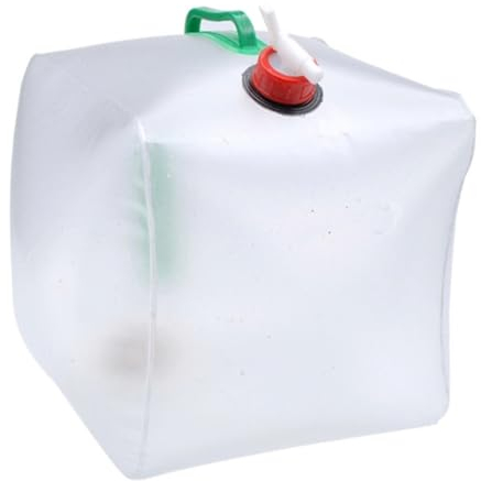 Kisangel 5 Piezas Contenedor De Almacenamiento De Agua Contenedor De Agua Plegable Contenedor De Agua Al Aire Cubo Al Aire Pliegue Equipo De Campamento