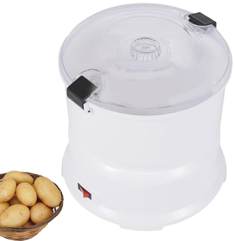 Lakenbroade Pelapatate, Pelapatate Automatico, Disidratatore per Essiccazione Verdure, Pelapatate Elettrico, Avvio con Una Sola Chiave, Facile da Usare