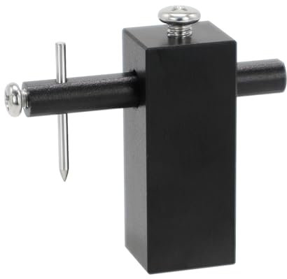 SCOTTCHEN Knife Maker's Center Scribe, con punta in carburo regolabile per marcare linee centrali sulle lame, temperamatite per tracciare la linea centrale per coltelli, confezione da 1