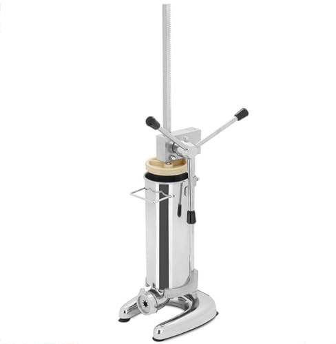 Macchina per churro manuale commerciale in acciaio inossidabile con 5 stampi Macchina verticale per ciambella spagnola per ristorante Creatore di Churros di frutta latina