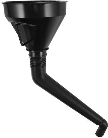CHICAMPERA Entonnoir de Ravitaillement Incurvé avec Filtre 130 Mm, Entonnoir Flexible pour Huile et Carburant, Outil Automobile et Moto Portable, Usage D'urgence et Maintenance Hivernale