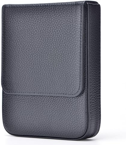 Lanxivi Füllfederhalter Etui Echtleder Organizer Tragbare Stifttasche Tasche Schublade Stil