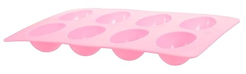 LIFKOME Cavity Oval Egg Silicone Mold for DIY Baking Random Color Dessert Mould for Easter Cakes Fondant Jelly and Chocolate Dishwasher Oven and Microwave Safe Random Color