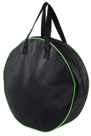Klmnop 40cm EV Charging Cable Bag, Heavy Duty Waterproof Cable Storage Bag with Double Handle, Smooth Zipper, Large Car Tidy Organizer for Electric Car, Caravan, Campervan(Black)