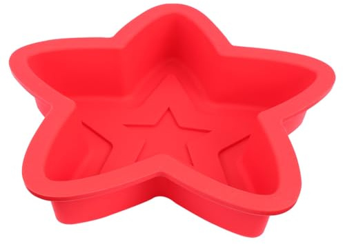 BETOOKY Tortiera in Silicone per Dolci a Forma di Pentagramma, Flessibile ed Ecologica, per Uso Domestico e Pasticceria Professionale