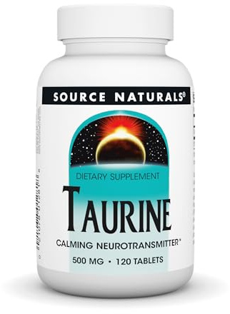Source Naturals Taurine, Calming Neurotransmitter* 500 mg - 120 Tablets