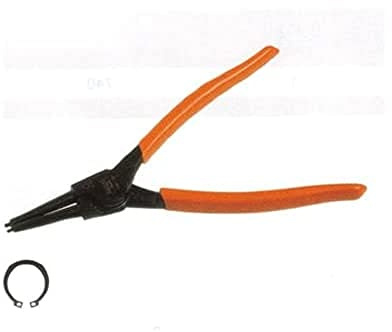 Bahco 2900-215 Circlip Pliers External with Straight Jaws, Red/Black, 215 mm