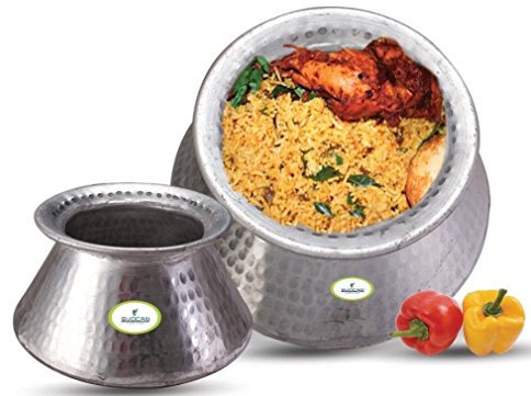 svocan artesanía nuevo aluminio arroz Biryani bote 6 kg capacidad degda utensilios de cocina Chef