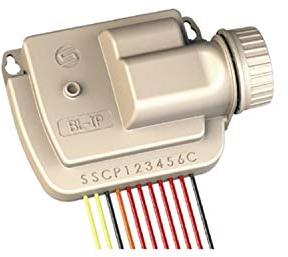 Programmatore di irrigazione a batteria 9V modello BL IP1, con connessione Bluetooth fino a 10 metri, impermeabile per 1 stazione, colore bianco, 14 x 9 x 5,5 centimetri (riferimento: Solem BL-IP1)
