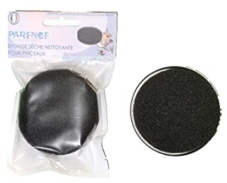 PARENCE Éponge/Nettoyants Pinceaux, Éponge Sèche qui Enlève Instantanément n'Importe Quelle Couleur de Votre Pinceau, Sans Eau, Nettoyage Scrubber à Pinceaux de maquillage