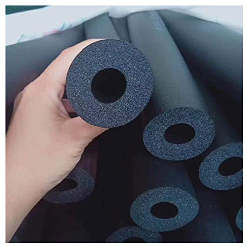 Vetris Isolation Tuyau Eau Chaude Tube D'isolation Antigel Ignifuge pour Tuyaux Préservant Chaleur, Manchon D'isolation en Mousse pour Tube Climatisation, 6/16/20/25/43/50/76 Mm Diamètre Intérieur