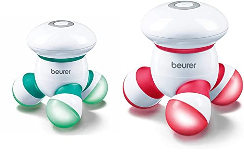 Beurer MG 16 Mini-Massager, grün & MG 16 Mini-Massager 646.15, rot