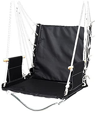 Hängemattenstuhl, Camping-Hängematte, tragbare Hängematte, tragbare Outdoor-Camping-Hängematte, Hängesessel, Liege, Oxford-Stoff, schwingende Einzelsicherheit for Rucksackreisen, Strandhängematte