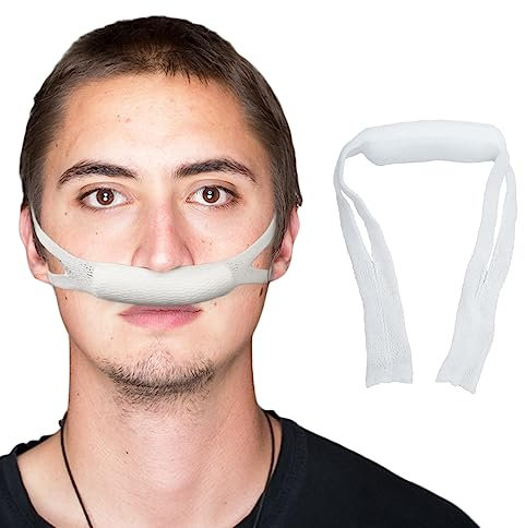 20 supporti per medicazioni nasali, elastici esterni in rete per ferite, fermi nasali con nucleo in cotone, supporto post-operatorio (bianco) (bianco-A)