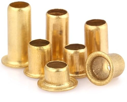 Rohrnieten M2 M2,3 M2,5 M3 M3,5 M4 M5 M6 Rohrnieten Doppelseitige Leiterplatte PCB-Nägel Kupfer-Hohlnietmuttern GB876-3x3mm (200 Stück)