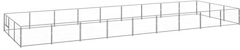 ARKEM Hundezwinger Silbern 27 m² Stahl Welpen ZubehöR Freilaufgehege Kaninchen
