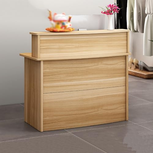 Empfangstheke, Empfangstresen, Rezeptionstheken, Büromöbel Rezeptionsmöbe, Laden-Theke Verkaufstheke Verkaufstisch, Rezeption Tisch, Für Salon Empfangsraum Kasse, Lobby (Color : C, Size : 100cm)