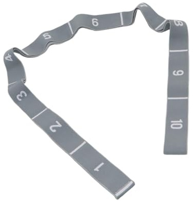 Bande D'entraînement avec 10 Boucles – Bande De Résistance, Bande Extensible pour Exercices | Bandes De Force, Ceinture Élastique De Fitness pour Yoga, Pilates, Étirements, Musculation