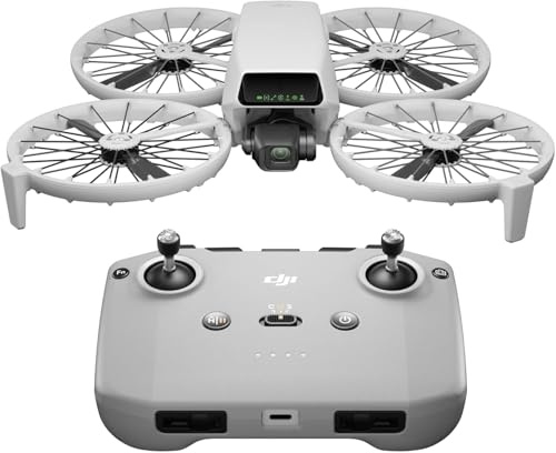 DJI Flip, Drone With 4K UHD Camera for Adults, Under 249 g, 3-Axis Gimbal Stabilization, 13km Video Transmission, Palm Takeoff, Auto Return,31-Min Flight Time, Intelligent Flight