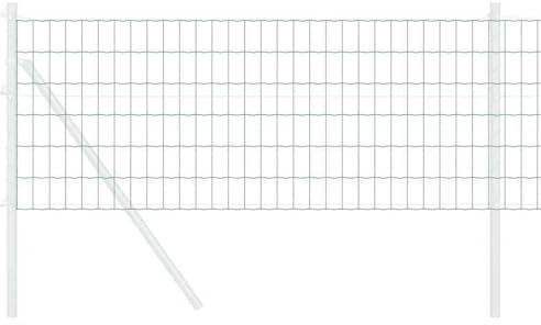 vidaXL Clôture Euro 0,6 x 50 m Fer revêtu de PVC Vert | Fabriquée en métal recouvert de PVC, cette clôture est faite pour durer dehors et résister aux intempéries sans rouille,