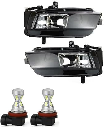 XIAOYANS Faro Fendinebbia per per Golf 7 per A7 MK7 2013-2017 Paraurti Anteriore Luce Antinebbia 5GG941661 5GG941662 Gruppo Lampada Fendinebbia Fendinebbia Auto(Pair with LED S10)